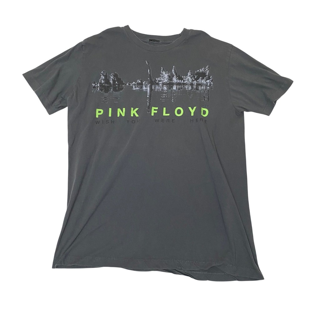 Pink Floyd Wish You Were Here Graphic T-Shirt Black No Size Tag Approx Large